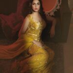 Lavanya Tripathi Instagram - A golden state of mine✨🫶🏻 . . Styling @manogna_gollapudi Dress @ease_kv @viralmantra Accessories @amrapalijewels Photographer @adrin_sequeira