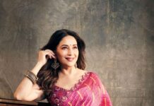 Madhuri Dixit Instagram - Saree = emotion 💗💫 #saturday #saree #sareelove #pink #ethnic #photoshoot #shootdiaries