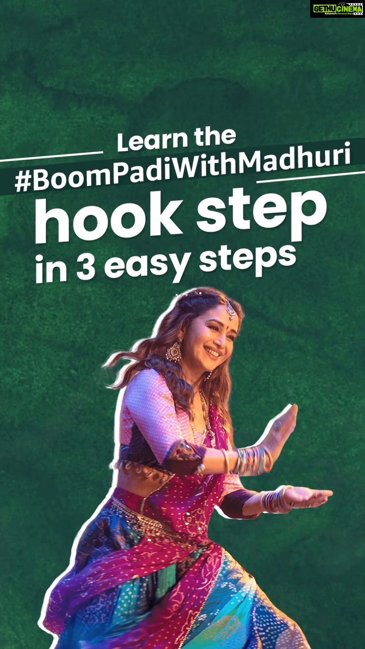 Madhuri Dixit Instagram - when Madhuri is teaching you a hook step, you know you have to do it! 💃 do the #BoomPadiWithMadhuri hookstep and show us what you got! 🥳 #MajaMaOnPrime, Oct 6 @gajrajrao @ritwikbhowmik @barkhasingh0308 @srishti.shrivastava21 @rajitkapurofficial @sheeba.chadha @realsimonesingh @ninadkamatofficial @malhar028 @iamkavindave @anandntiwari @leomediacollective @sumit_batheja @bindraamritpal @dimplemathias @faalanadimka @keluskarlaxmi @rushisharma @manoshinath #SanyuktaKaza @souumil_ds #AkshayShah @sonymusicindia @siddharth.mahadevan @priyasaraiyaofficial @shreyaghoshal @osman.mir @akashdeep.sengupta @iamkrutimahesh