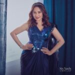 Madhuri Dixit Instagram - #ad Unveiling Six Yards by Madhuri Dixit, a very special collaboration with Pernia's Pop-Up Shop (@perniaspopupshop) that celebrates my love for the Saree, Indian design and craftsmanship. The exclusive curation features saree renditions of both traditional and modern drapes from leading Indian designers. Here’s our ode to the Six Yards of pure elegance!