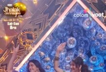 Madhuri Dixit Instagram - Maja Ma with @rashmika_mandanna 👯‍♀️ #majama #MajaMaOnPrime #jhalakdikhlajaa #BoomPadi #boompadiwithmadhuri #oct6