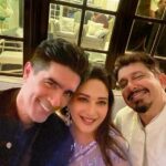 Madhuri Dixit Instagram – Had an amazing time last night. Thank you @manishmalhotra05 for being such a wonderful and warm host. #allaboutlastnight #diwaliparty #happydiwali