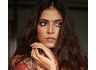 Malavika Mohanan Instagram - Nine days & nine nights of festivities, prayers, lights, dance, & a lot of yummy food! Happy Navratri everyone 🥰 ♥️ 📸 @vaishnavpraveen @thehouseofpixels Makeup @sonamdoesmakeup Hair @nishisingh_muah Outfit @asthanarangofficial @the.yellow.dot Jewelry @houseofshikha PR @theitembomb