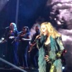 Mallika Sherawat Instagram – Watching Madonna burn the stage is a surreal experience :)! #queenofpop #madonna #madonnalove London, United Kingdom