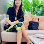 Mamta Mohandas Instagram - Leafin’ it … Smooth as Green! At my very own @thefirstcollectionbusinessbay_ @dubai #green #neon #greensmoothie #smoothie #workout #stayfit #preworkout #newaddress #newhome #hotelapartments @visit.dubai #hospitality #tourism @dubaidet @thefirstgroup The First Collection Business Bay