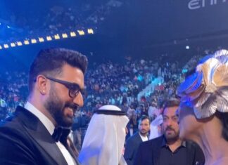 Mamta Mohandas Instagram - #iifa memories @mamtamohan with @bachchan and @beingsalmankhan #tb #salmankhan #abhishekbachchan #mamtamohandas #bollywood #reel #reelsinstagram