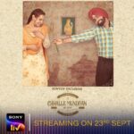 Mandy Takhar Instagram - Pammi tey Jassi di love story hai hi kuch alag, Ready ho jao unlimited entertainment de layi!! 👀 #ChhalleMundiyan full film streaming 23rd September onwards exclusively only on @sonylivindia #SonyLiv @ammyvirk @mandy.takhar @kulwinderbilla @karamjitanmol @kour.sonia #SunilPuri #GuramritpalSingh #GurjitPalSingh @sonylivinternational @zeemusiccompany