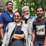 Manju Warrier Instagram - Huge thanks to our Super Star Rider #AjithKumar #AK Sir! Being an avid traveller, I've had the opportunity of travelling throusands of miles on four wheelers. This is the first time I'm doing a tour on a two wheeler. Huge thanks to Adventure Riders India for inviting me over to join this wonderful group of passionate bikers.  And it was an honour to be introduced to @suprej and @sardar_sarfaraz_khan of Adventure Riders India by Ajith Sir! Thank you Sir! Lots of love! ❤️ Thank you @bineeshchandra for joining me!
