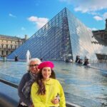 Mehrene Kaur Pirzada Instagram - Mommy daughter time 💖 #Paris Paris, France