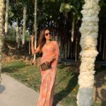 Mira Rajput Instagram – Was there a more appropriate time to use the caption ‘Sari not sorry’ ? 

If I had to wear one kind of outfit to an occasion that required any level of formality or festivity, it would be a chiffon sari. #gotitfrommymama