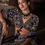 Mira Rajput Instagram - I’ve always been fascinated by the timeless craft of @jayantireddylabel as it’s rooted in tradition but modern in its ethos. As the design house completes a decade this year, I feel truly privileged to be Jayanti's muse. This glistening zardozi embroidered ensemble stunningly realised in her signature royal purple hue complements my personal style. Here’s raising a toast to Jayanti Reddy’s sublime savoir faire! Jewelry : @rajmahtanicouturejewels Styled by : @eksters Production : @ikp.insta Art director : @eksters Photographer : @thehouseofpixels Hair Makeup : @eltonjfernandez #MiraKapoorXJayantiReddy #MiraKapoor #JayantiReddy #JR #Fiza #WinterFestive2022 #HandcraftedCouture #CraftedWithLove #Ad