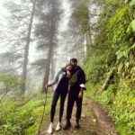 Mira Rajput Instagram – The woods are lovely, dark and deep 🌲🍃