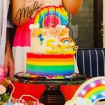 Mira Rajput Instagram – Life in Technicolour 🌈

This year M’s birthday was all about rainbow, bright colours, and less complicated decor! Last year I was super excited to be a DIY party planner. Two birthdays and a year later, all I can think of is arriving at the birthday like a guest! 

I reduced the decor fuzz and switched it with fun lights instead that were easier to handle and use in many ways (and later too). 

I picked up a fresh set of theme specific rainbow plates and napkins for cake from @partyalacarte17 and stuck to the bamboo ones for party grub. And I found a super convenient website @thememypartyofficial that delivers very well priced theme specific party supplies including straws, sandwich toppers, the backdrop, paper lanterns and colour coordinated balloons. 

We had popcorn from the popcorn containers leftover from last year and the rest of the snacks laid out for kids to dig in in mix-n-match crockery. 

My mom made her signature sandwich house: how many of you had them at your birthdays in the 90s? 

I always lay out the table before the party itself so there’s less madness later. I love this table cover from @thewishingchair and the crockery from this set (not used here) is equally lovely. 
The rainbow fringe, rainbow wrapping and a devilishly convenient balloon machine was from @amazondotin. 

Ofcourse the alphabet lights from @dohremico brought it all together (and I’ve ordered an extra Z & N so we can make a Zain out of the Misha 😋) along with the most fun prizes and party favours. 

Dog & the bone, Lemon spoon race and treasure hunt for all ages was too much fun. I think the adults enjoyed it a lot more than the kids. The cake was DIVINE. Vanilla cake with chocolate mousse filling instead of buttercream on a custom order @the_kitchenette_jalandhar 

I’d love to know how you all are celebrating kiddie birthdays cause I am ready to retire and I have another one in 4 days!