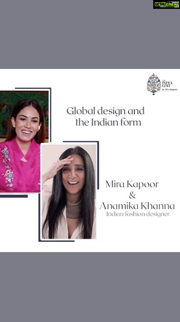Mira Rajput Instagram - She is shy, restrained and softspoken.. She hardly walks a few steps on the ramp, Yet her collection comes out with a bang. Her clothes are bold without being overwhelming, impactful yet subtle, Feminine yet strong. She’s twirled the world and given every girl a cape, and made sure no man forgets that a woman can wear his pants too. A dhoti ofcourse! Her clothes represent Modern India and she is the Modern Indian Woman. I've saved the best for last with the one and only Anamika Khanna on the final episode of The India Edit, as we discuss Global Design and the Indian form. @anamikakhanna.in