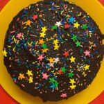 Mira Rajput Instagram - Baked, iced, clicked and eaten by Missy. I think she’s watching me a bit too keenly and I better be careful 🤪 #copycat #goodolchocolatecake P.S Spot the finger-licks