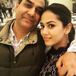 Mira Rajput Instagram - Happy Father’s Day Dad!!! I love you ❤️ Thank you for always being my pillar of strength and my guiding light 💓