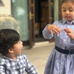 Mira Rajput Instagram – 1. Z: “Oh cool can I play with that flower”
2. M: “Ya let me help you hold it”
3. M: “MOM HE JUST PINCHED ME”