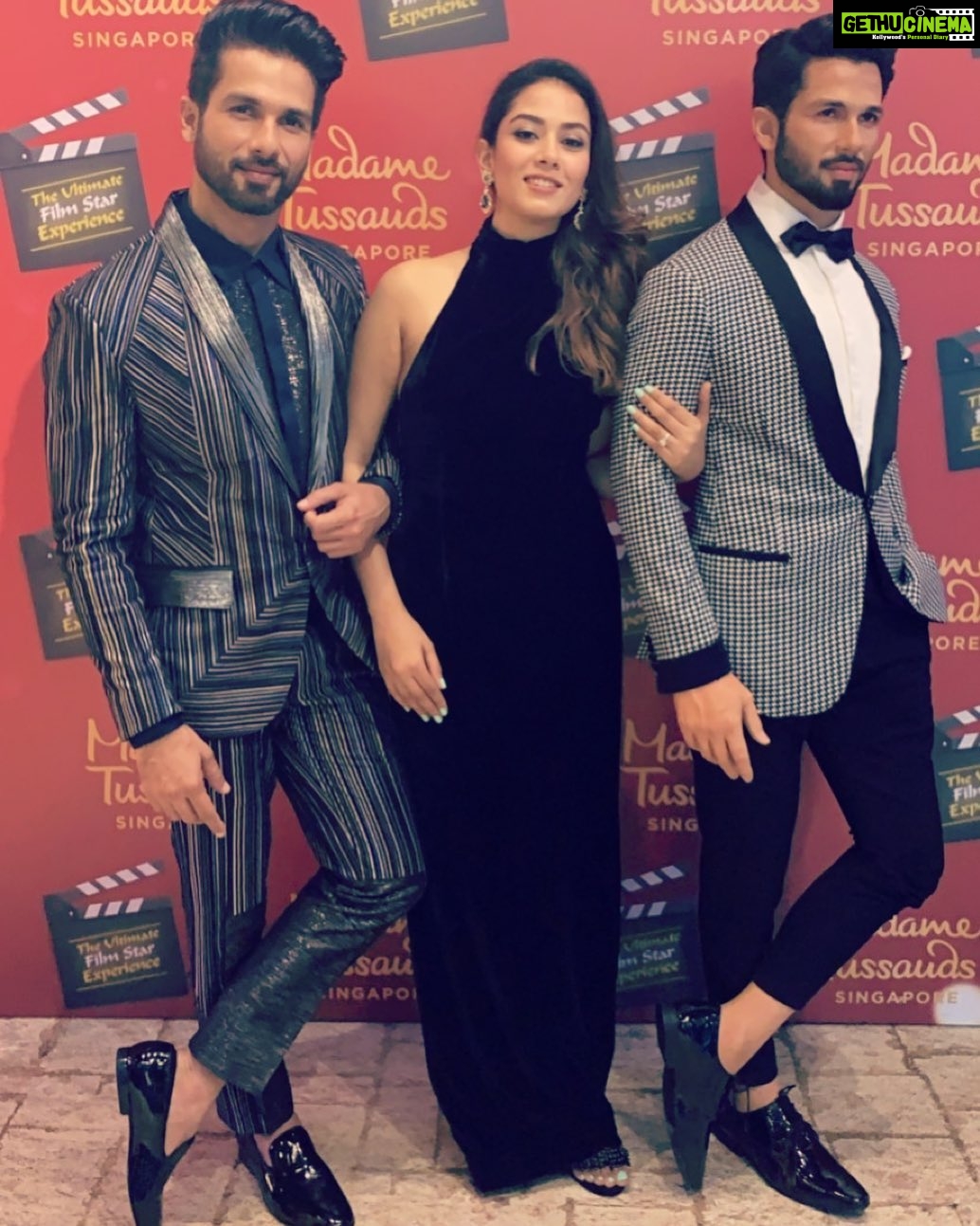 Mira Rajput Instagram - Taking mine home but left one for you Madam ⭐️ Madame Tussauds Singapore