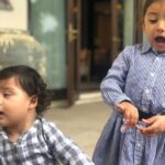 Mira Rajput Instagram – 1. Z: “Oh cool can I play with that flower”
2. M: “Ya let me help you hold it”
3. M: “MOM HE JUST PINCHED ME”