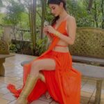 Mouni Roy Instagram – A small town girl with big dreams….. 👻