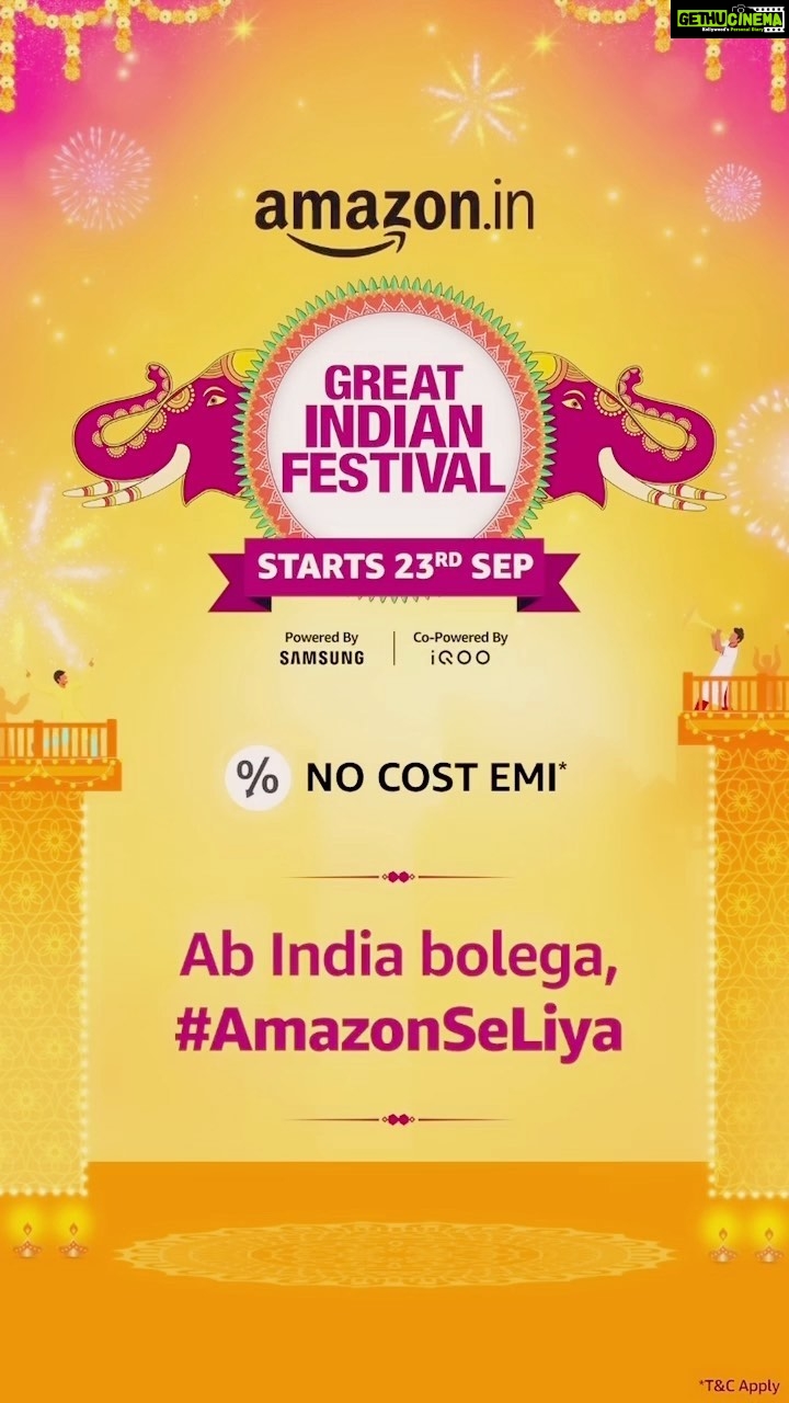 Mouni Roy Instagram - Ab aisi deals paane ke liye kisi 'astra' ki zaroorat nahi. Kyunki shuru ho raha hai Amazon Great Indian Festival from 23rd September, jahan mil rahi hain bade smartphone brands pe badi deals. #AmazonGreatIndianFestival #AmazonSeLiya @amazondotin #ad