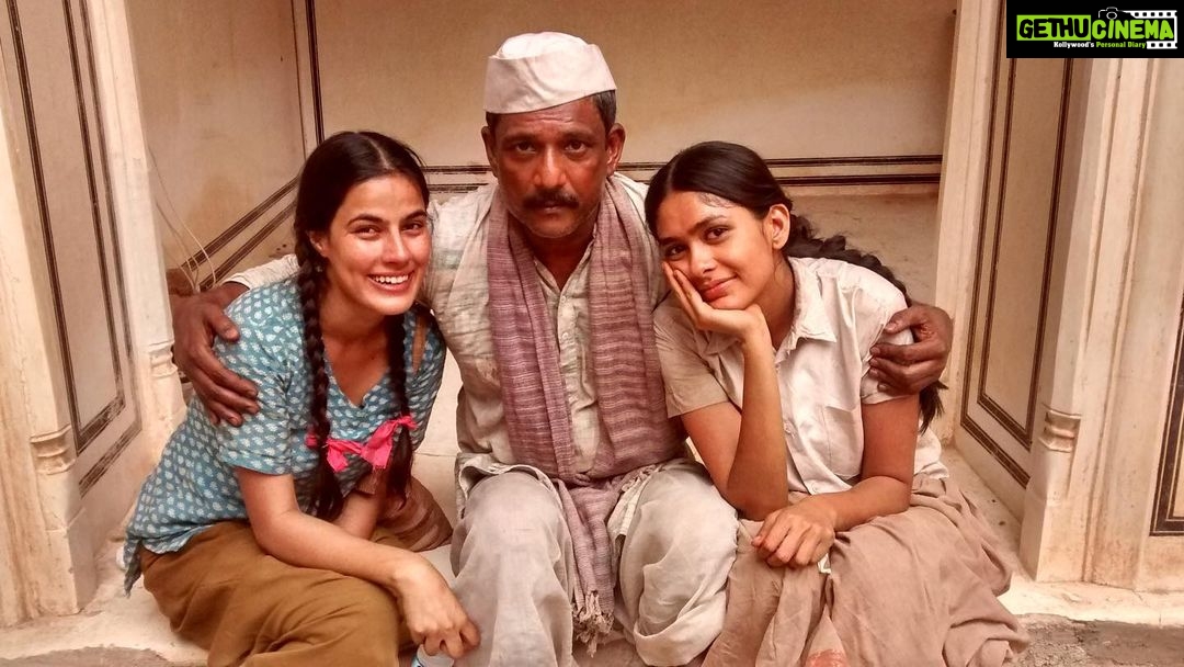 Mrunal Thakur Instagram - Happy Birthday Legend. I’d like to begin by thanking you for taking care of me through the shoot and even now. Everyday was a learning experience with you. The beautiful process of film making, the various stories from your production days and your journey, your stories are not just inspiring but they really teach us how hard work pays off. The best part about Sita Ramam, apart from playing Sita was meeting you on shoot and just listening to your stories of wonders. Waiting for the day I get a chance to work with you again, thank you for making me family. You’re truly very special Dutt sir.