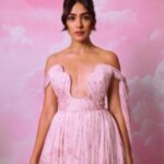 Mrunal Thakur Instagram - Once upon a dream 💅🏼🦄🩰🎆🎀 Outfit - @tranhungofficial Jewellery - @amrapalijewels Styled by - @mohitrai with @shubhi.kumar @tarangagarwalofficial @teammrstyles Photographed by- @samrat.02 Makeup - @missblender Hair - @salechav