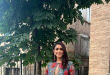 Mrunal Thakur Instagram - 💕💕💕 Outfit: @varunbahlcouture @quirk_india Jewellry: @amrapalijewels . . Styled: @archamehta Styling team: @ruchi.munoth #chicago #sitaramam #sita