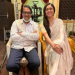 Mrunal Thakur Instagram - Happy Birthday Legend. I’d like to begin by thanking you for taking care of me through the shoot and even now. Everyday was a learning experience with you. The beautiful process of film making, the various stories from your production days and your journey, your stories are not just inspiring but they really teach us how hard work pays off. The best part about Sita Ramam, apart from playing Sita was meeting you on shoot and just listening to your stories of wonders. Waiting for the day I get a chance to work with you again, thank you for making me family. You’re truly very special Dutt sir.