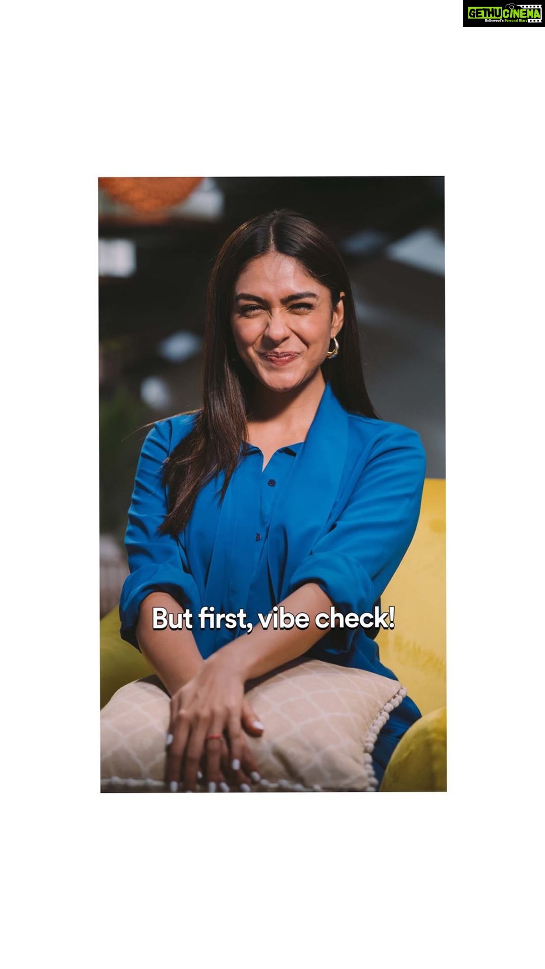 Mrunal Thakur Instagram - The tribe gotta check the vibe. 💁🏻♀️✨