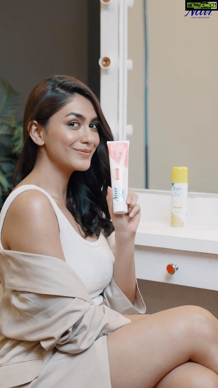 Mrunal Thakur Instagram - @mrunalthakur busts hair removal myths! Visit today for safest and most effective hair removal products from America's Hair Removal Brand - Nair! - Gethu Cinema Mrunal Thakur Instagram - @mrunalthakur busts hair removal myths! Visit today for safest and most effective hair removal products from America's Hair Removal Brand - Nair! - Gethu Cinema