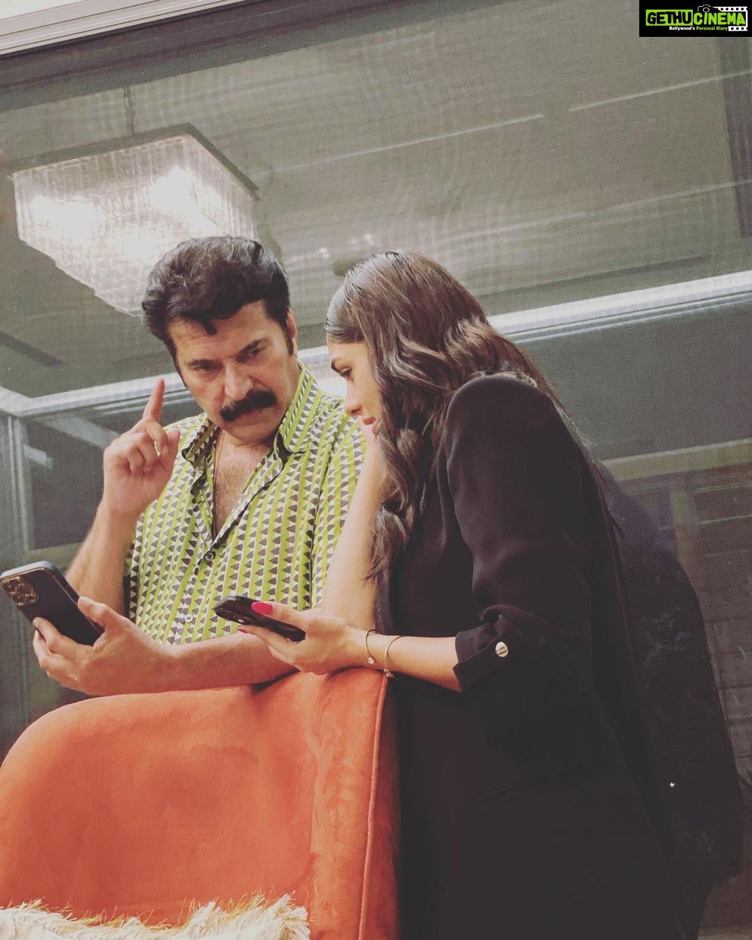 Mrunal Thakur Instagram - Happiest birthday to the most amazing person I’ve ever met! I still pinch myself sometimes because meeting you feels like a dream. Your kindness and humbleness is what we all look up to. Also, thank you for introducing me to super cool features on my phone that I didn’t even know existed. You’re truly a gem, happy birthday sir!