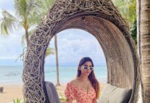 Nabha Natesh Instagram - Diwali-ing in Bali with my babies @nischitaa @sandhya__sabbavarapu : : : Villa @theanvayabeachresortbali Travel Partner @trawel_mart #travelwithnabha #trawelmartexclusive #baliwithtrawelmart #trawelmart