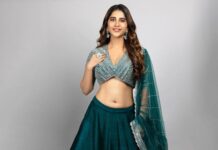 Nabha Natesh Instagram - Starting Diwali celebrations a little early ⭐️ : : : Outfit - @geethikakanumilli Jewellery - @houseofqc Photography - @pranav.foto Stylist - @sandhya__sabbavarapu Styling team - @team_sandhya @rashmi_angara @thumu_bhavana @sirichandana_medi Hair - @thimmappa180 @naidukavala Fitness trainer : @mr.sriramrayabaram