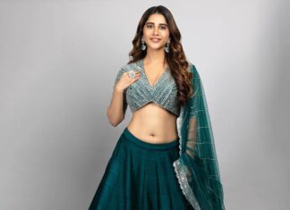 Nabha Natesh Instagram - Starting Diwali celebrations a little early ⭐️ : : : Outfit - @geethikakanumilli Jewellery - @houseofqc Photography - @pranav.foto Stylist - @sandhya__sabbavarapu Styling team - @team_sandhya @rashmi_angara @thumu_bhavana @sirichandana_medi Hair - @thimmappa180 @naidukavala Fitness trainer : @mr.sriramrayabaram
