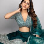Nabha Natesh Instagram - Starting Diwali celebrations a little early ⭐️ : : : Outfit - @geethikakanumilli Jewellery - @houseofqc Photography - @pranav.foto Stylist - @sandhya__sabbavarapu Styling team - @team_sandhya @rashmi_angara @thumu_bhavana @sirichandana_medi Hair - @thimmappa180 @naidukavala Fitness trainer : @mr.sriramrayabaram