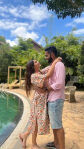 Nakshathra Nagesh Instagram - Something that raghav and I decided very early on is to try and travel as much as we can together. It didn’t matter how far, for how long or for what purpose, the only thing that we focused on what being comfortable and happy. Believe my when I tell you, no matter how much I tried to capture the beauty of #wayanad I just couldn’t do justice! It’s a must visit. And @morickapresort was a home away from home for us. #travelwithNR #happiest #grateful #NakshufoundherRagha