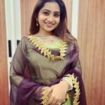 Nakshathra Nagesh Instagram - Throwback to this beautiful outfit I wore for #dhandiyanight ❤️ @theanarkalishop_official how are your outfits so pretty and confortable? 🙈