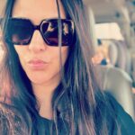 Neha Dhupia Instagram - My Monday motivation… spot the cutest little photobomb… #workingmom 😍♥️