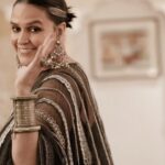 Neha Dhupia Instagram - Workin mama trying to work it 😍🎥 . . . . . . In @samantchauhan Styled by @ayeshakhanna20 Muah : @mitavaswani