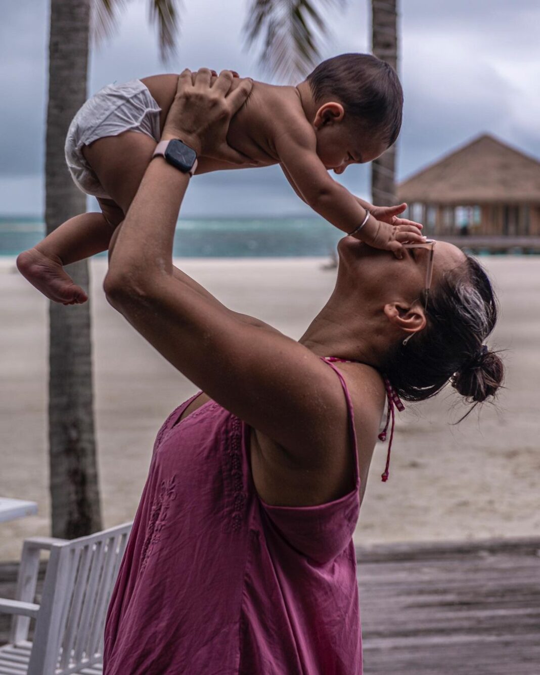 Neha Dhupia Instagram - Happy first birthday our sunshine boy… You taught your mama how to love to ♾️ and back twice over … my heart that’s so full right now, belongs to you today and everyday ♥️♥️♥️ … rushing back after this post to do what I do best , smother you with kisses and listen to your contagious laugh ♥️♥️♥️♥️ @guriqdhupiabedi