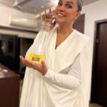 Neha Dhupia Instagram - The many moods of last night … my first ever award for #athursday … it’s impossible to win an award for best supporting actor without the support of the entire team! If it was nt for these brave men behind the film, the story , the screenplay there’s no way we would be able to weave such a strong narrative of having a baby in real and reel life together … Thankyou @behzu @alobo2112 for still letting me be your #CatherineAlvarez … thank you @ronnie.screwvala for not doubting us even for a second , thank you @pashanjal @yamigautam @atulkulkarni_official @ayeshakhanna20 team @rsvpmovies and team #athursday for making place for both of us 🤰 on set and in the script. Thank you #htottawards for recognising this effort at a time when women in cinema are doing such exceptional work and oh my goodness thank you ma pa ❤️ , my loving husband @angadbedi as I hold you closer and tighter than this trophy for all you do even if it is running away to the refrigerator right after every cuddle ( image 👉 10 😉) … this one’s for my baby girl who waited patiently for mama to come home after work and my baby boy who hung in there right till the end and never troubled mama on set!!! ♥️