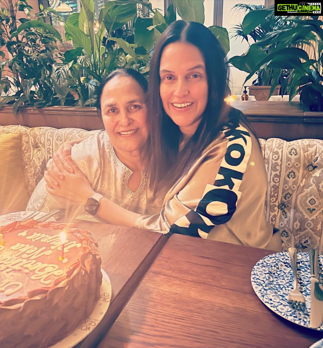Neha Dhupia Instagram - It’s my mamas birthday and I dedicate this day and everyday to you ma … you know best , you do best and you are the best … I love you so much se bhi zyaada ma ♥️♥️♥️♥️ @babsdhupia