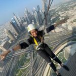 Neha Sharma Instagram - Living on edge with my daredevil.Don’t think I would ever do this if you were not by my side @aishasharma25 Thank you for always pushing me to conquer my fears.A huge shoutout to the coolest team @skyviewobservatory for making this an unforgettable experience 💕💯 #travel #travelgram #travelphotography #dubai #travelbuddies #nehatraveldiaries Sky Views Observatory