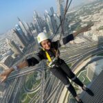 Neha Sharma Instagram – Living on edge with my daredevil.Don’t think I would ever do this if you were not by my side @aishasharma25 Thank you for always pushing me to conquer my fears.A huge shoutout to the coolest team @skyviewobservatory for making this an unforgettable experience 💕💯 #travel #travelgram #travelphotography #dubai #travelbuddies #nehatraveldiaries Sky Views Observatory