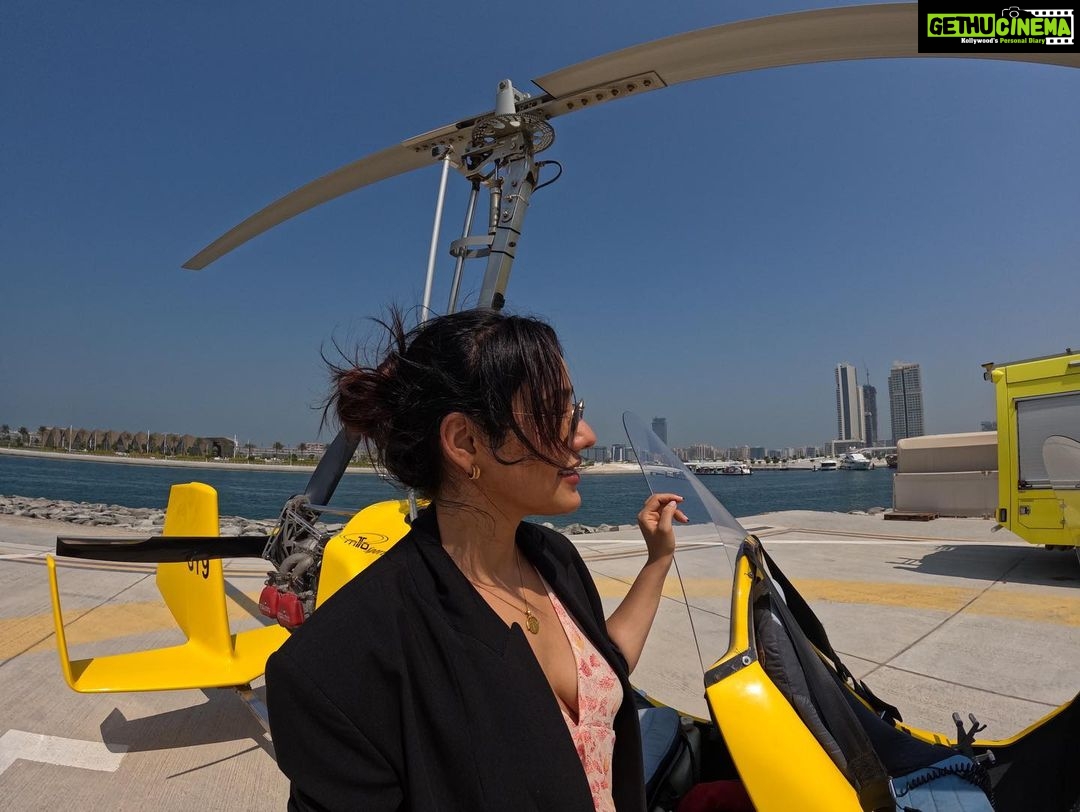 Neha Sharma Instagram - Ready for my ride with @skyhubdubai ππΌππΌπ― Skyhub Dubai