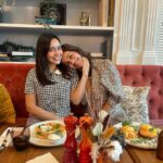 Neha Sharma Instagram - Just us doing what we do best.Having the time of our lives…💕 @aishasharma25 Dubai - دبى