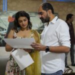 Nidhhi Agerwal Instagram - On this auspicious Saraswati Panchami day, with d divine blessings of Sarawasthi Devi, we’ve started an extensive pre-schedule Workshop of #HariHaraVeeraMallu before a grand epic schedule from mid-October. Panchami is truly grateful 🤍🏹 #pawankalyan @dirkrish #AMRathnam