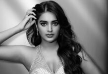Nidhhi Agerwal Instagram - Lions never mix with cats 🦁 Styled by: @nikhitaniranjan Outfit:@zaraumrigar Jewellery: @stylorisilver @nacjewellers Mau: @abhiramisivakumar Hair: @priyahairandmakeup_ Picture: @kiran.venkataramanappa