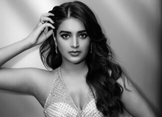 Nidhhi Agerwal Instagram - Lions never mix with cats 🦁 Styled by: @nikhitaniranjan Outfit:@zaraumrigar Jewellery: @stylorisilver @nacjewellers Mau: @abhiramisivakumar Hair: @priyahairandmakeup_ Picture: @kiran.venkataramanappa